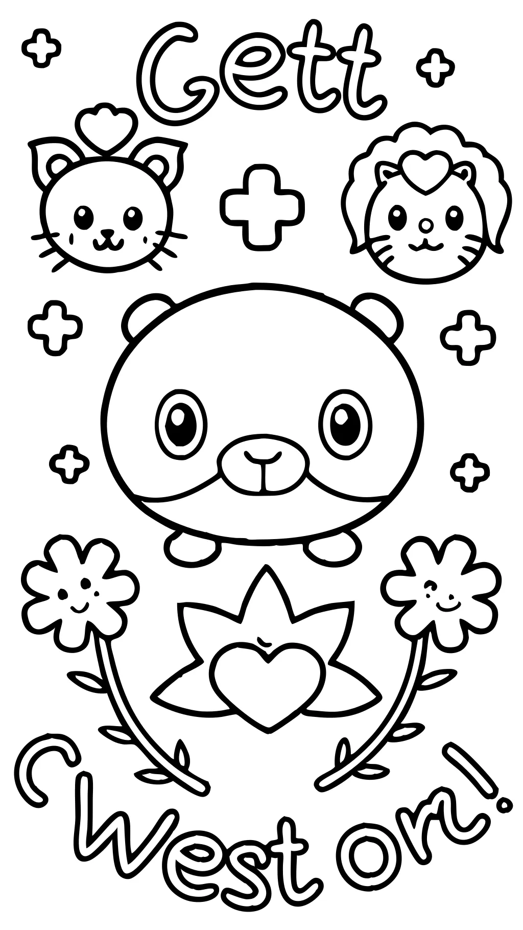 imprimable Get Well Soon Coloring Pages